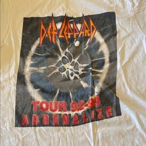 Vintage Def Leppard Adrenalize Tour w/ Ugly Kid Joe Graphic Tee